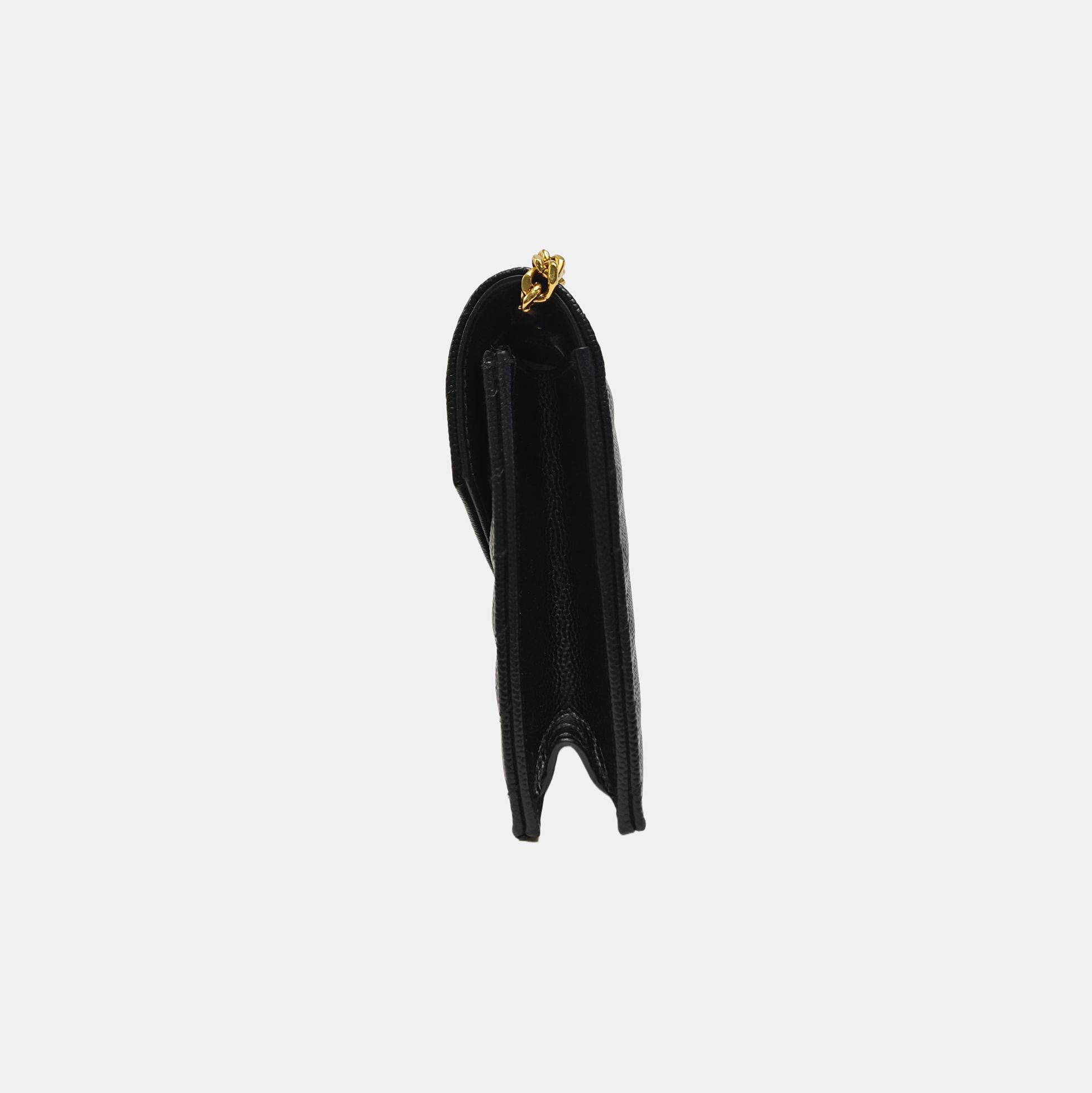 MONOGRAM WOC Chevron Calfskin Black