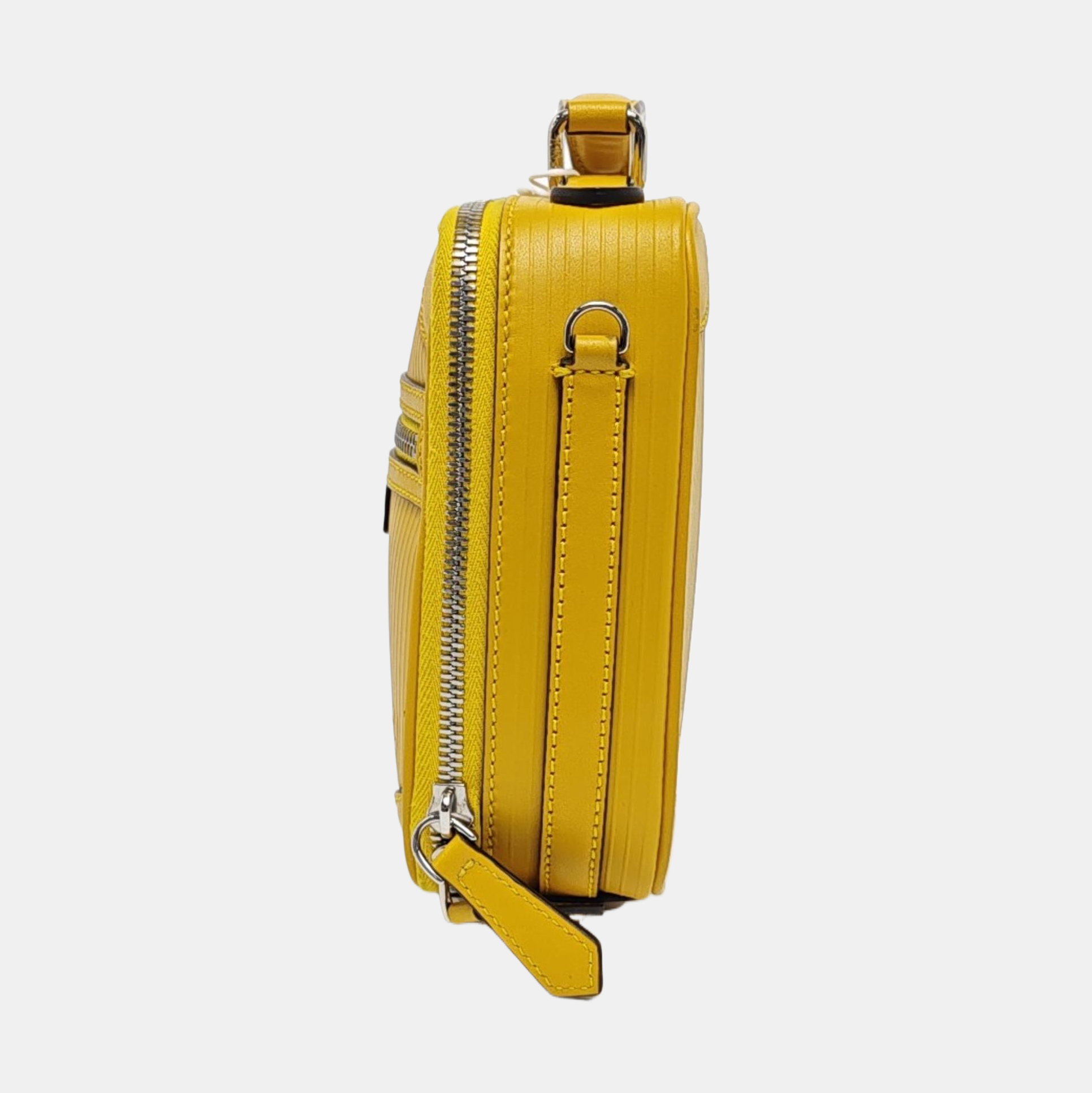 Calfskin Shoulder Bag Mini Yellow