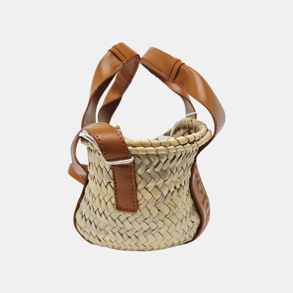 Straw Tote Bag Beige
