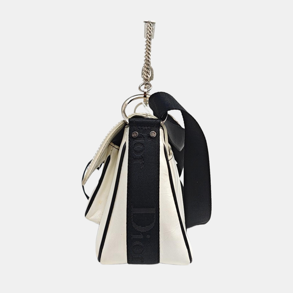 Calfskin Shoulder Bag White