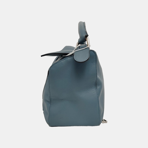 Authenticated pre-owned  Puzzle Medium Calfskin Blue - Crossbody Bag at Looply