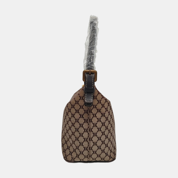 Canvas Top Handle Bag Brown