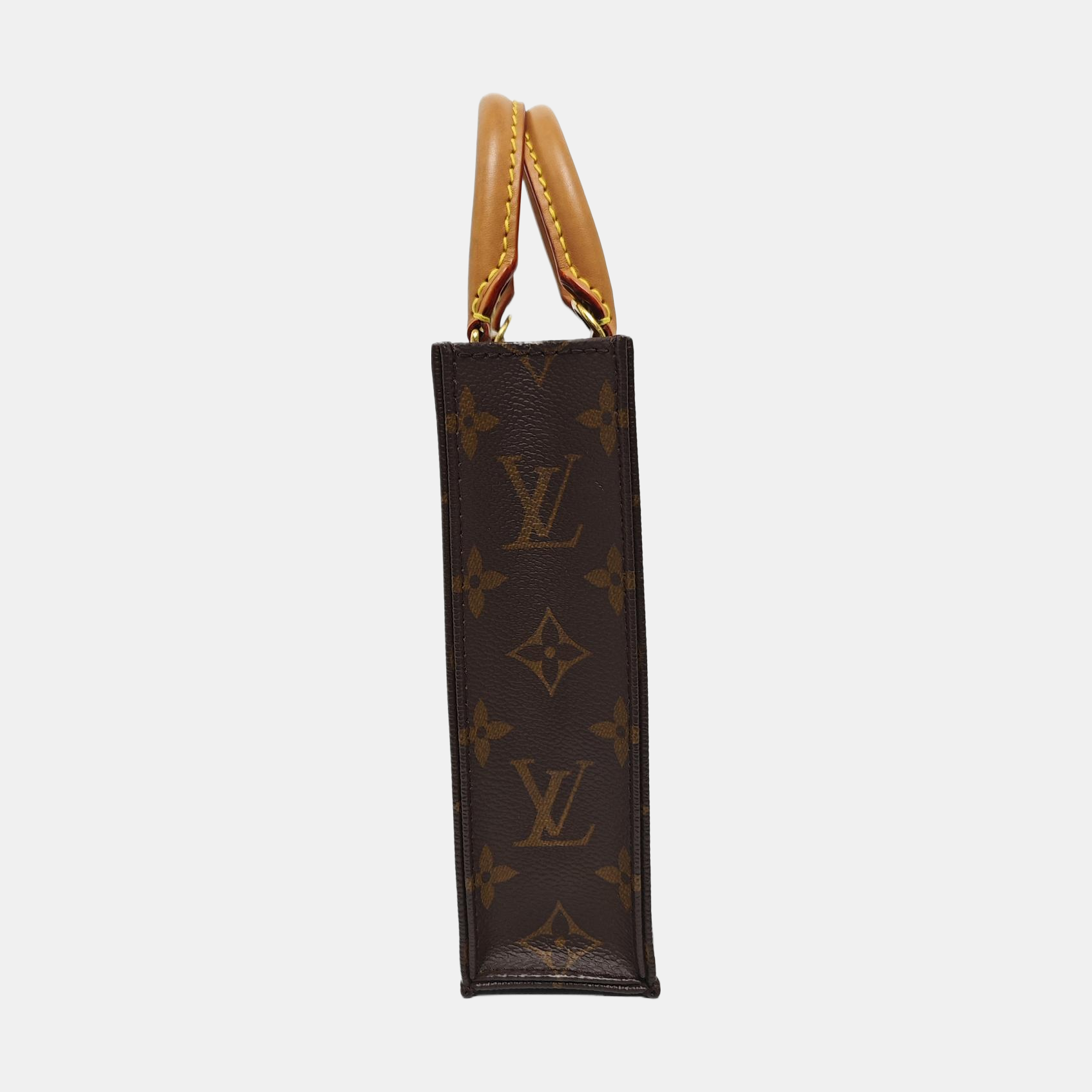 SAC PLAT Mini Lona Monogram Revestida Marrón