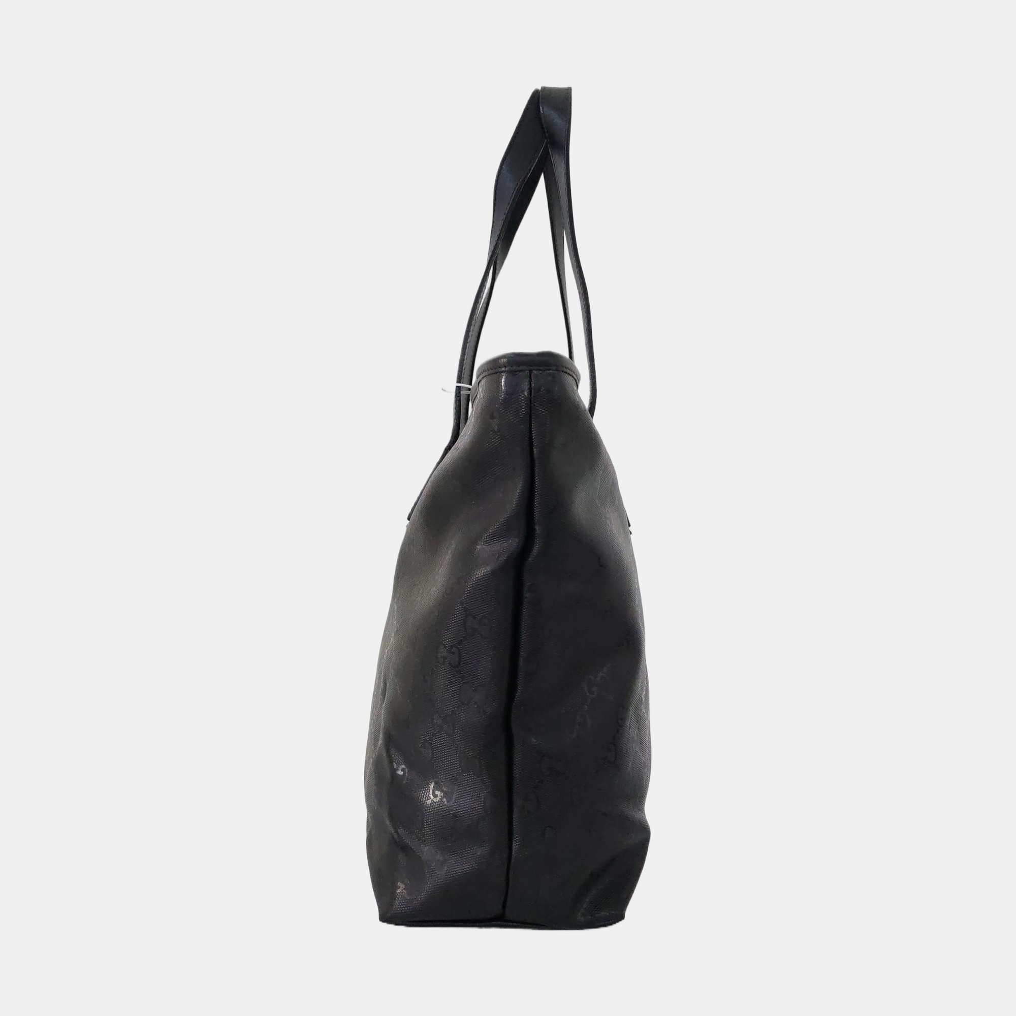 GG Imprime Monogram Coated Canvas Black