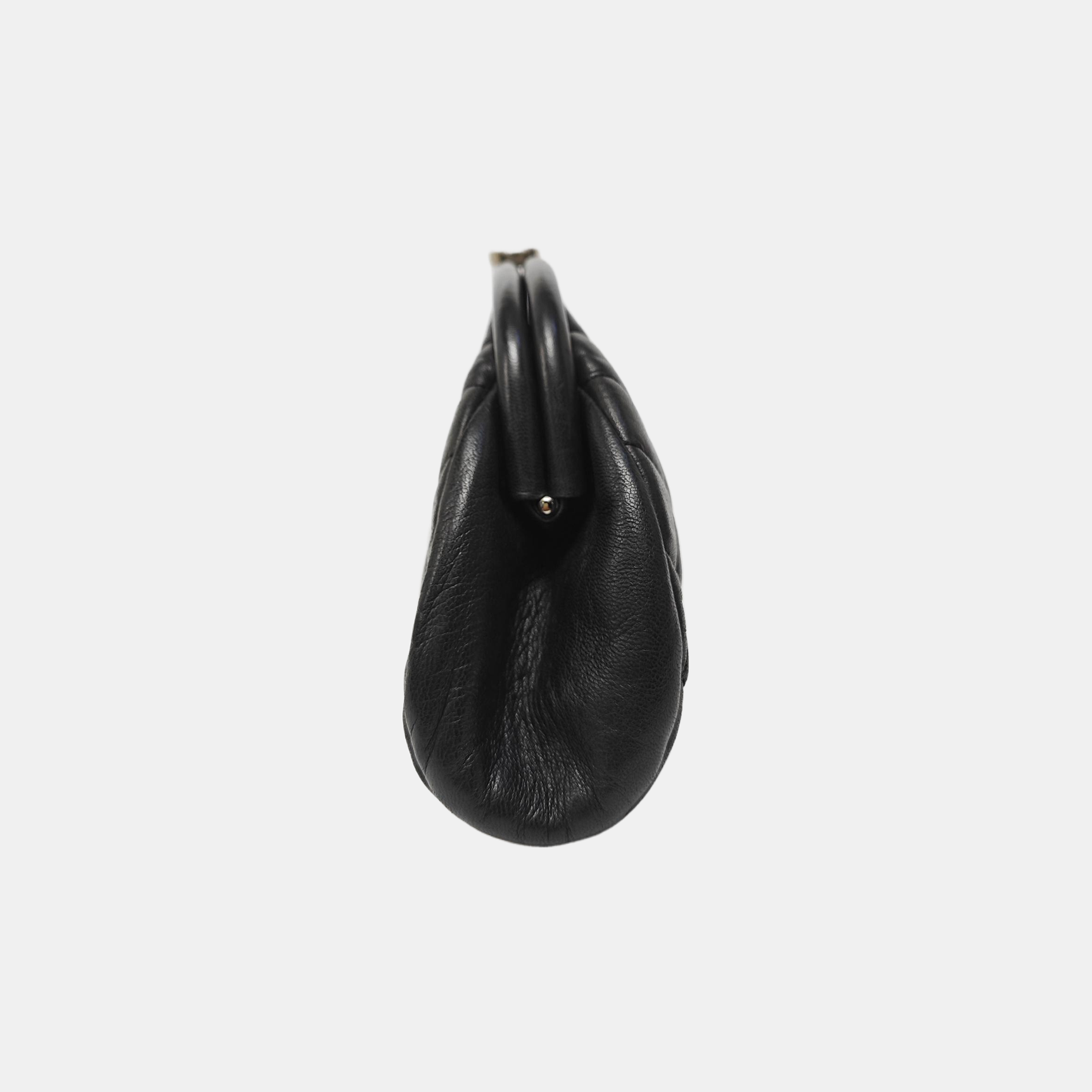 Quilted Calfskin Clutch Black