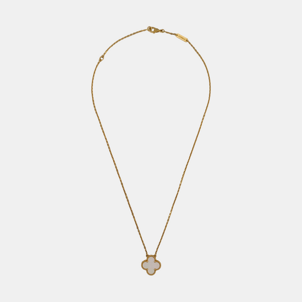 Vintage Alhambra 18k Gold Necklace