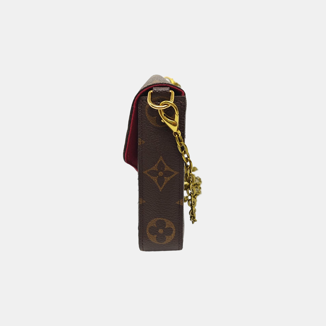 FÉLICIE Monogram Coated Canvas Brown