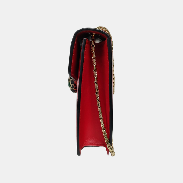 SERPENTI FOREVER Small Calfskin Red