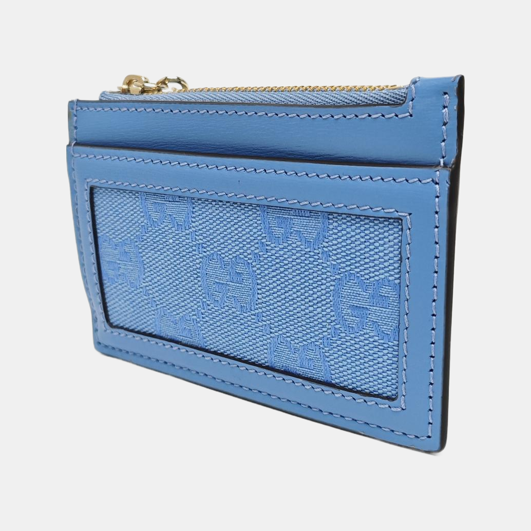 Monogram Calfskin Wallet Blue