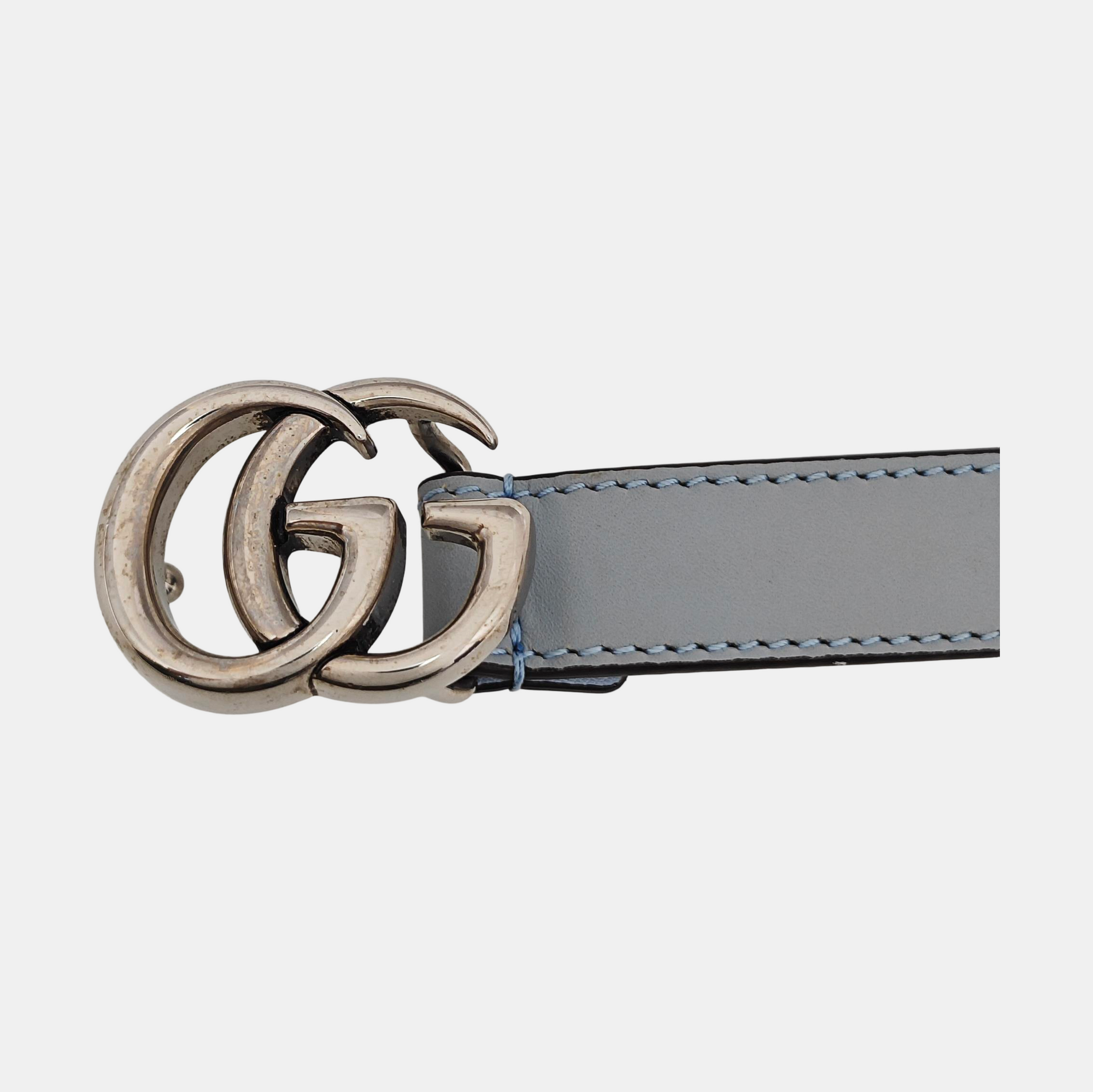 Leather Belt Blue
