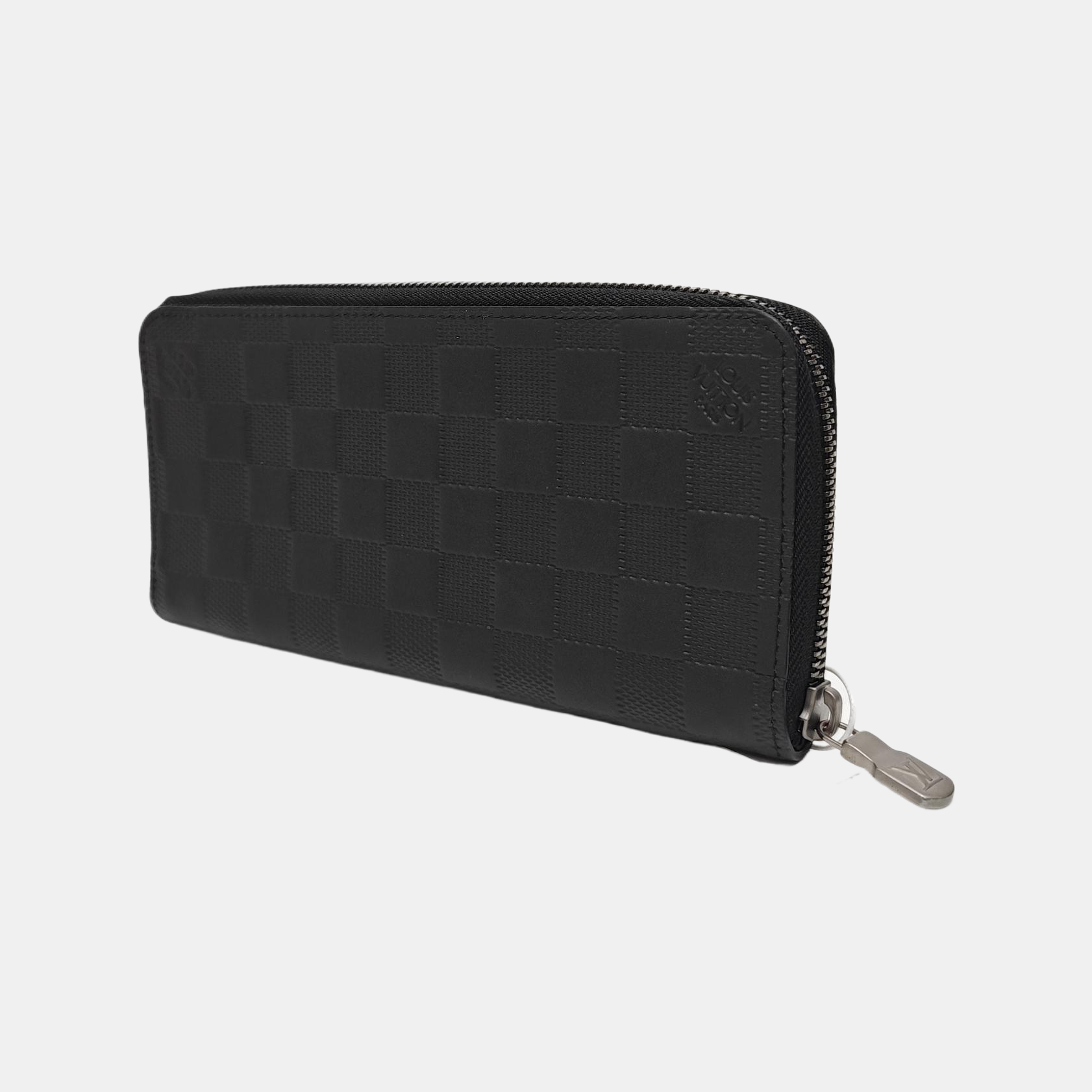 ZIPPY Damier Graphite Calfskin Black Wallet