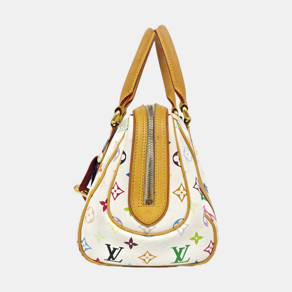LV × TM PRISCILLA Monogram Coated Canvas White