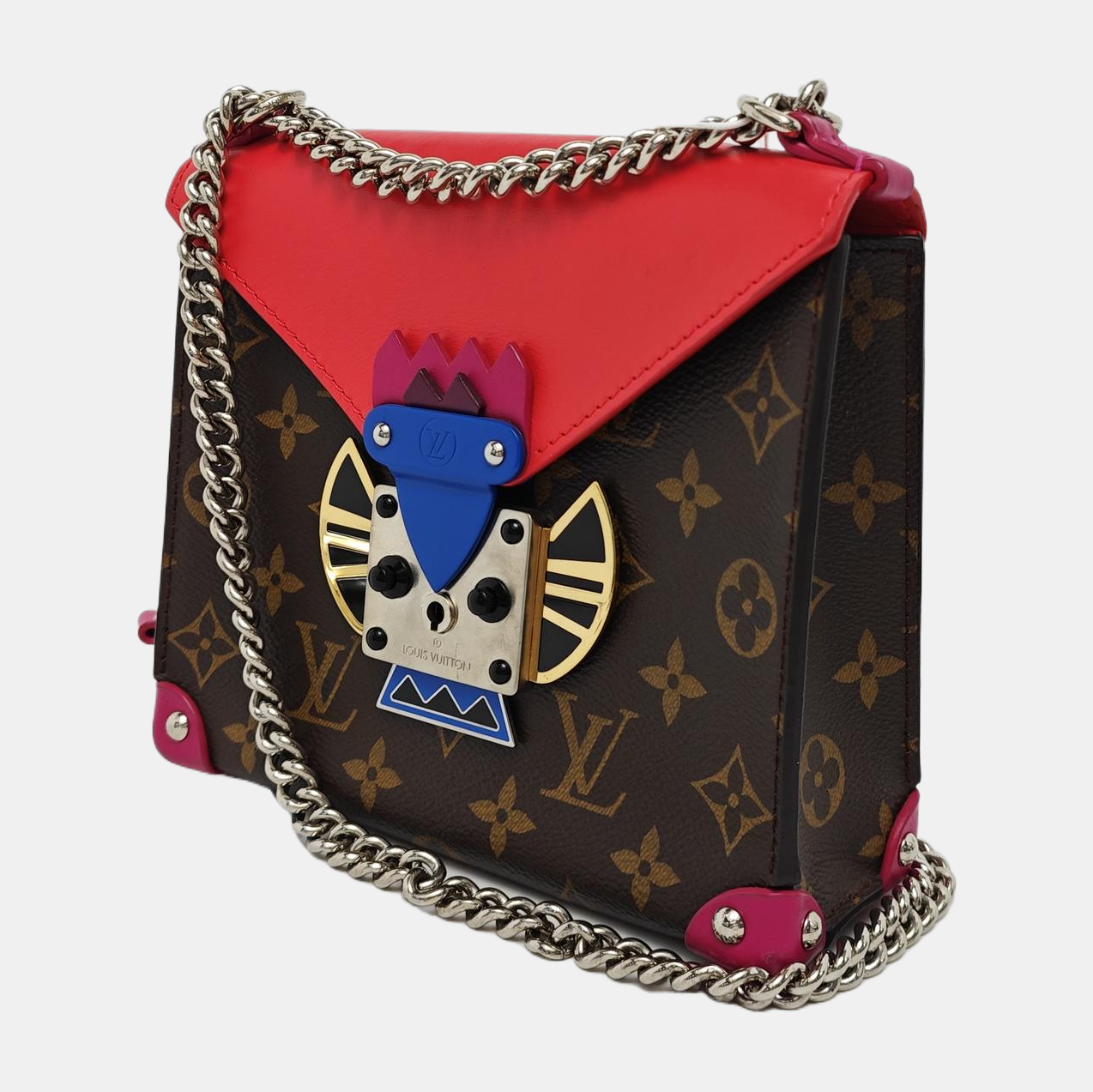 TRIBAL MASK PM Monogram Coated Canvas Brown