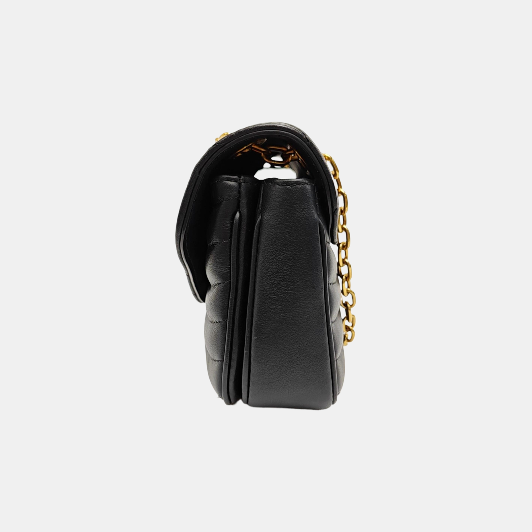 NEW WAVE PM Quilted Calfskin Black