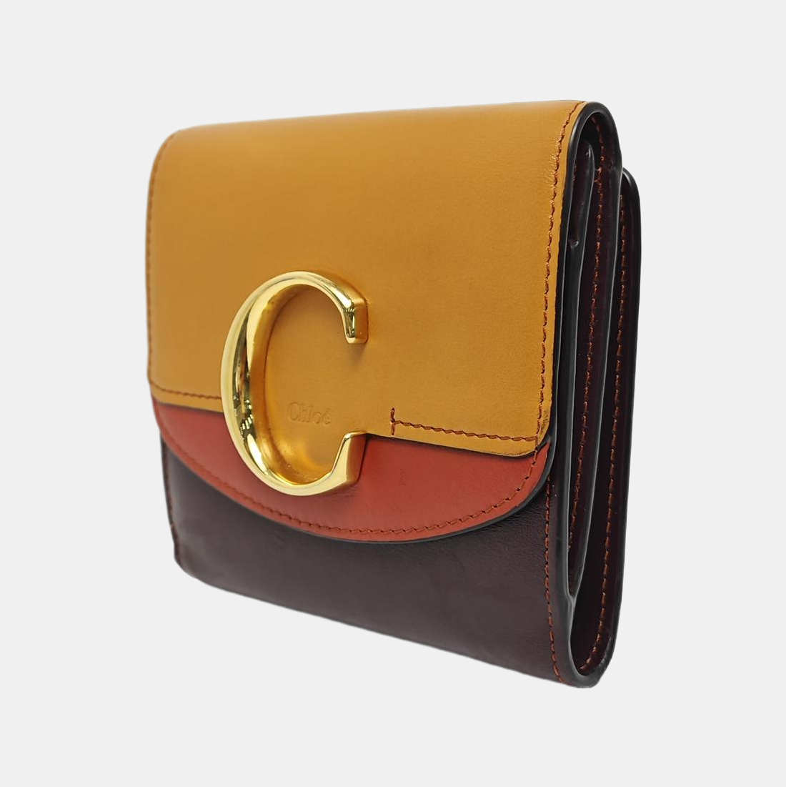 Chloé C Small Calfskin Multicolor Wallet