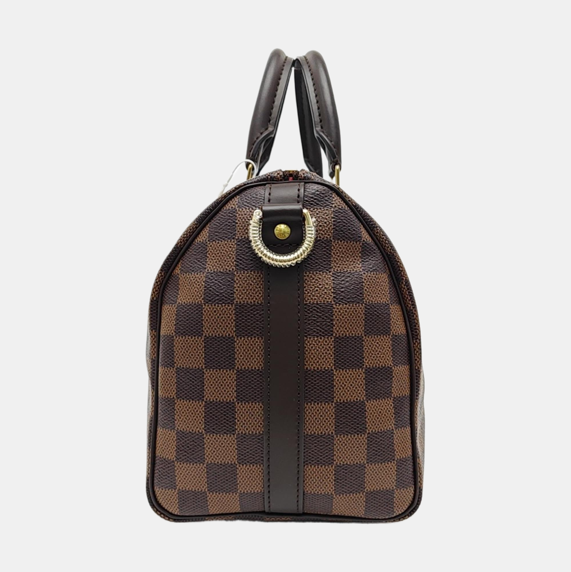 SPEEDY 25 Damier Ebene Coated Canvas Brown