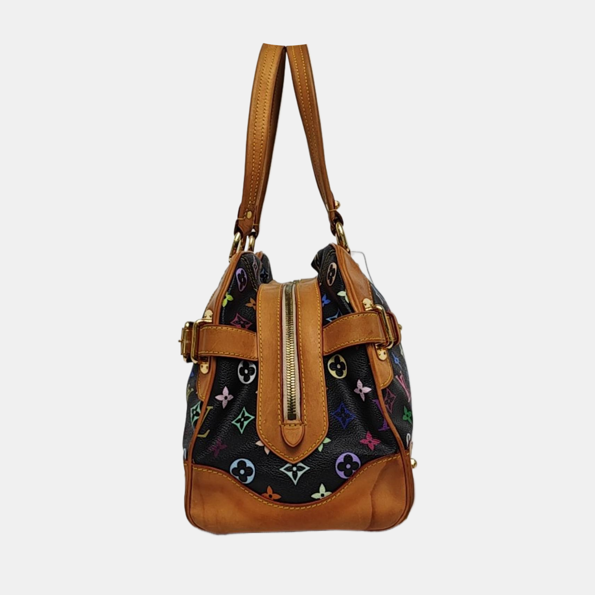 CLAUDIA Monogram Coated Canvas Black