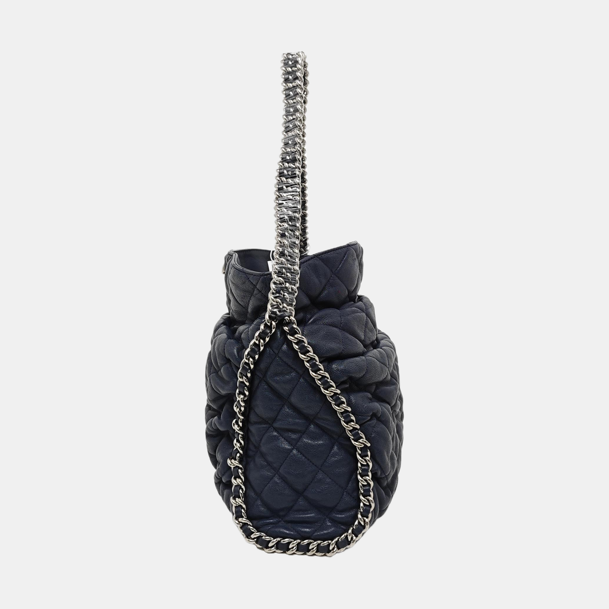 Quilted Lambskin Blue