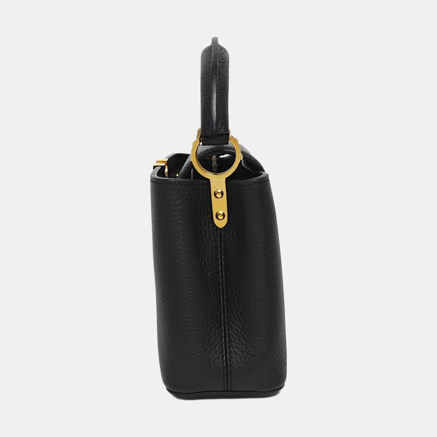 CAPUCINES Mini Calfskin Black