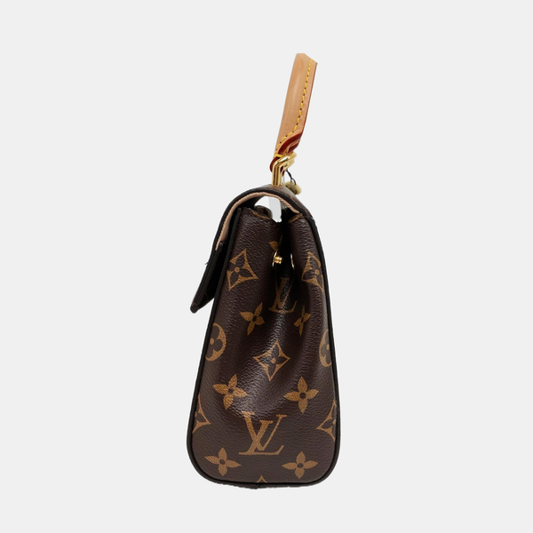 CLUNY PM Monogram Coated Canvas Brown