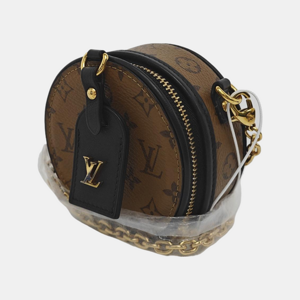 BOITE CHAPEAU Monogram Coated Canvas Beige