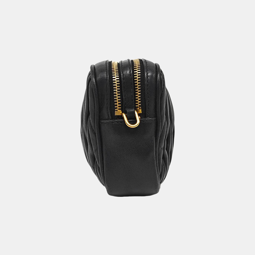 Calfskin Shoulder Bag Blue
