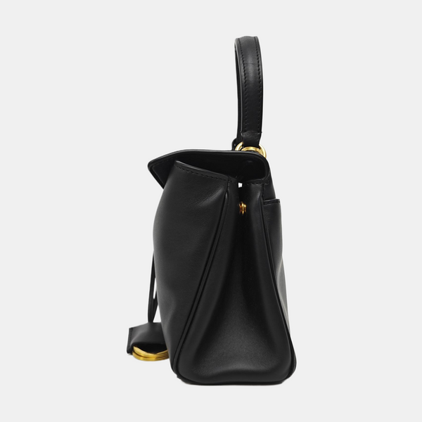 Calfskin Shoulder Bag Mini Black