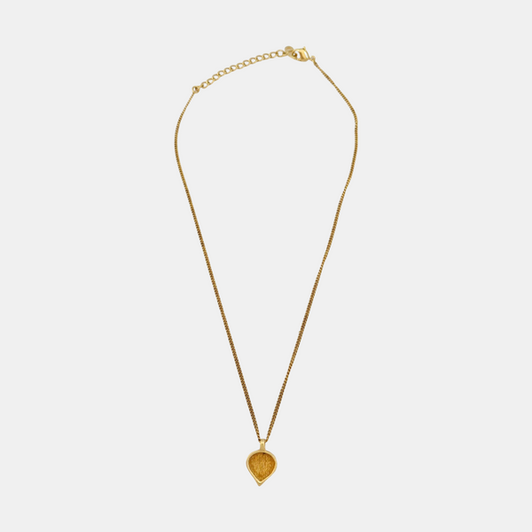 Dior Oblique Metal Gold Necklace