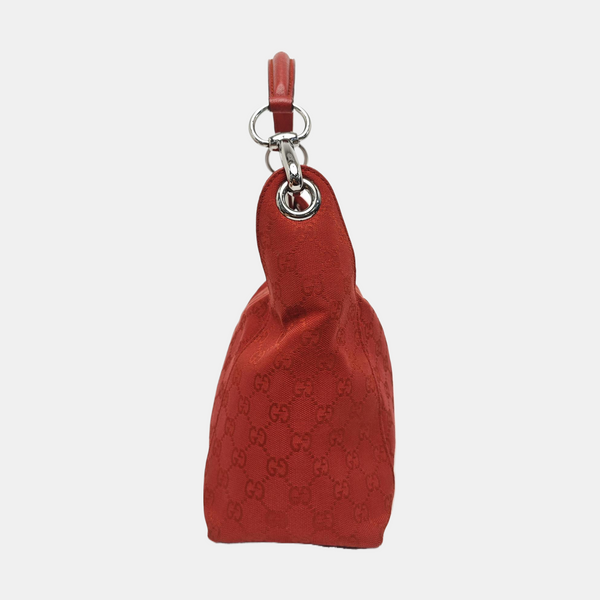 Monogram Canvas Top Handle Bag Red