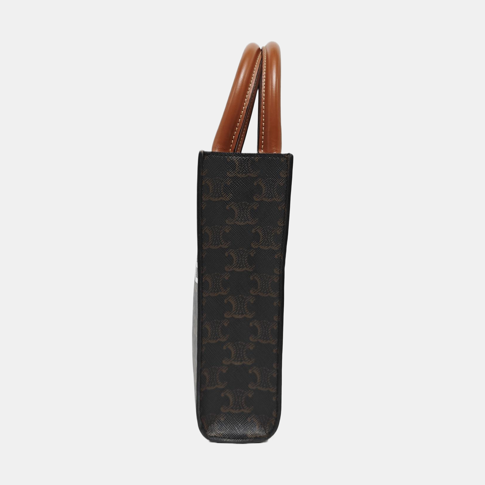 CABAS CELINE Mini Coated Canvas Brown