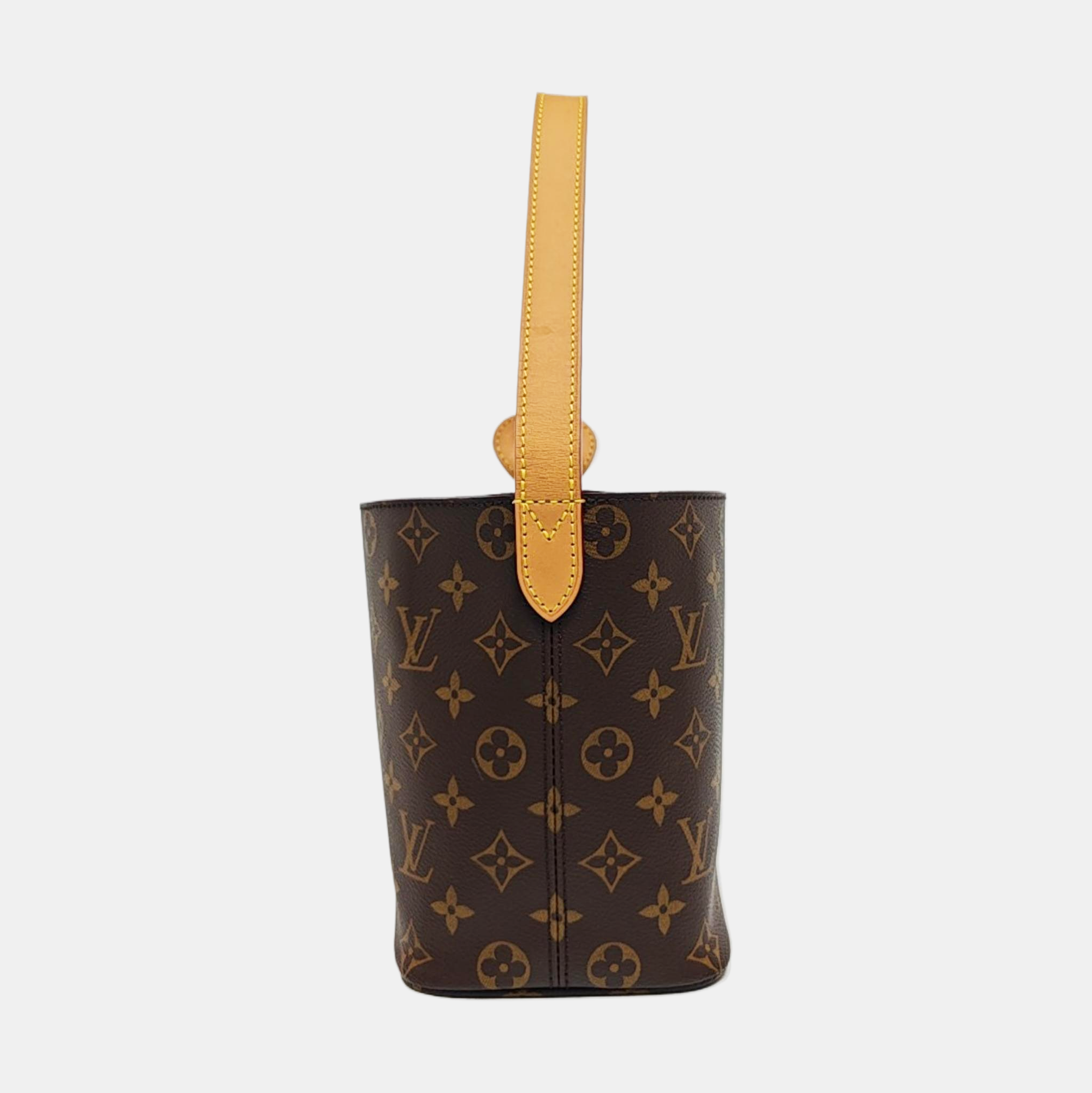 ALL IN Monogram Coated Canvas Brown