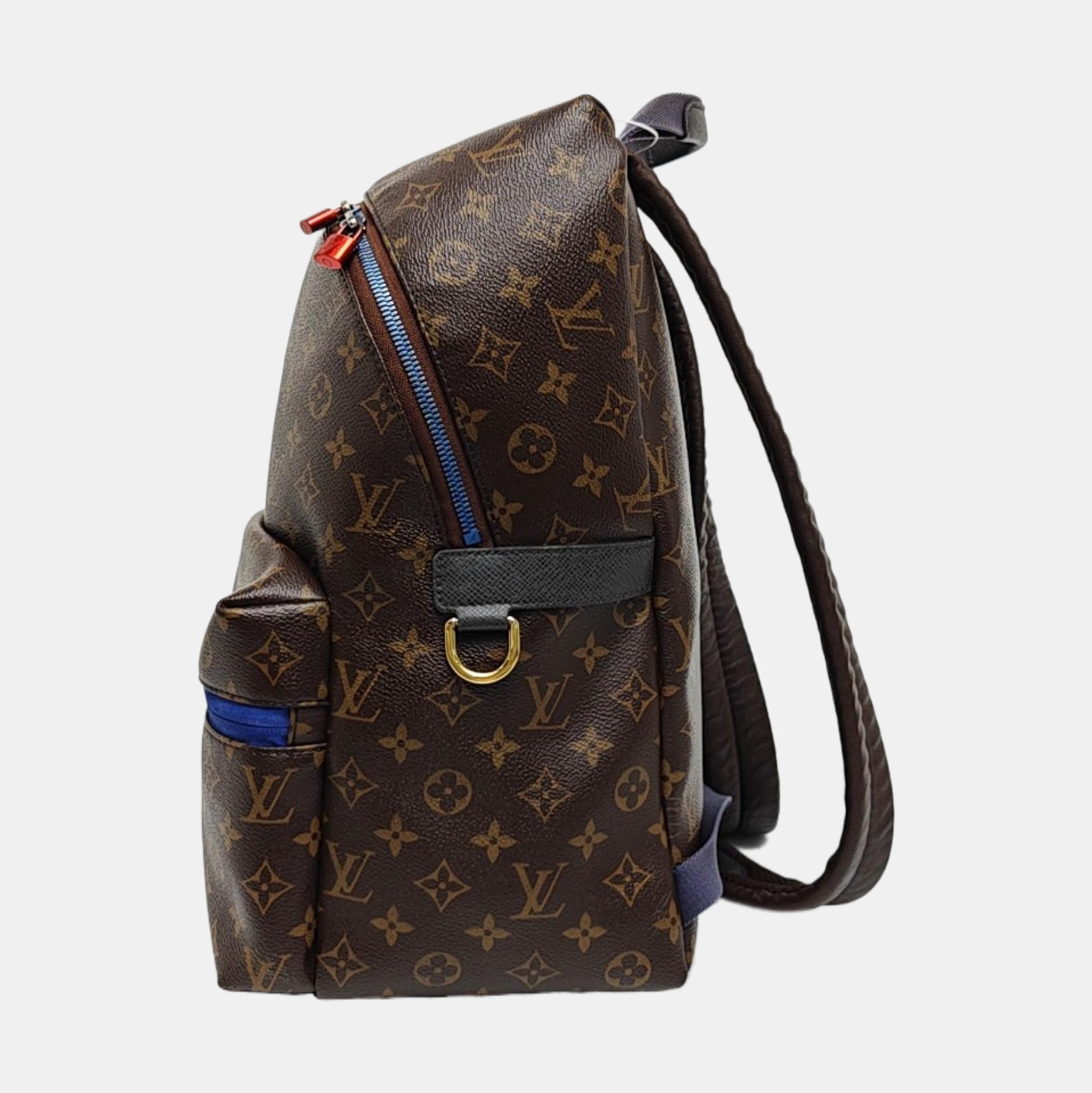 JOSH Monogram Coated Canvas Brown