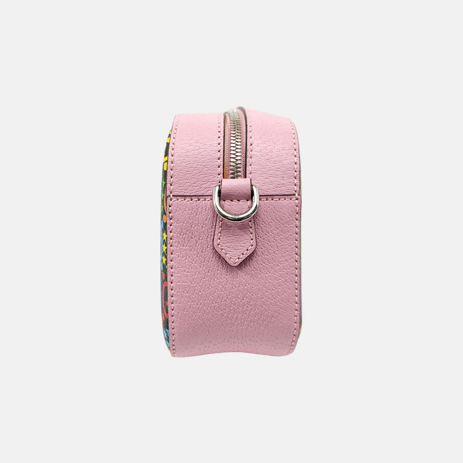 Coated Canvas Shoulder Bag Black