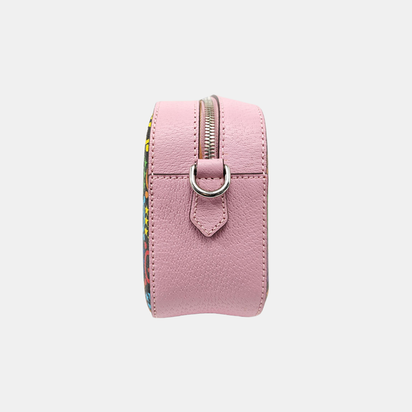 Coated Canvas Shoulder Bag Black
