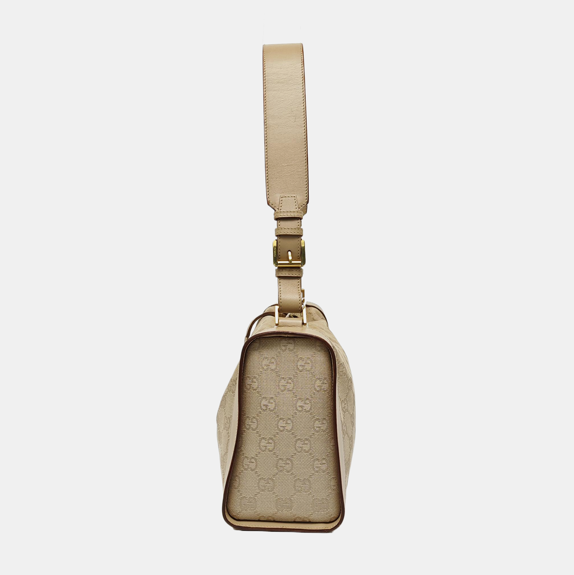 Monogram Canvas Top Handle Bag Beige