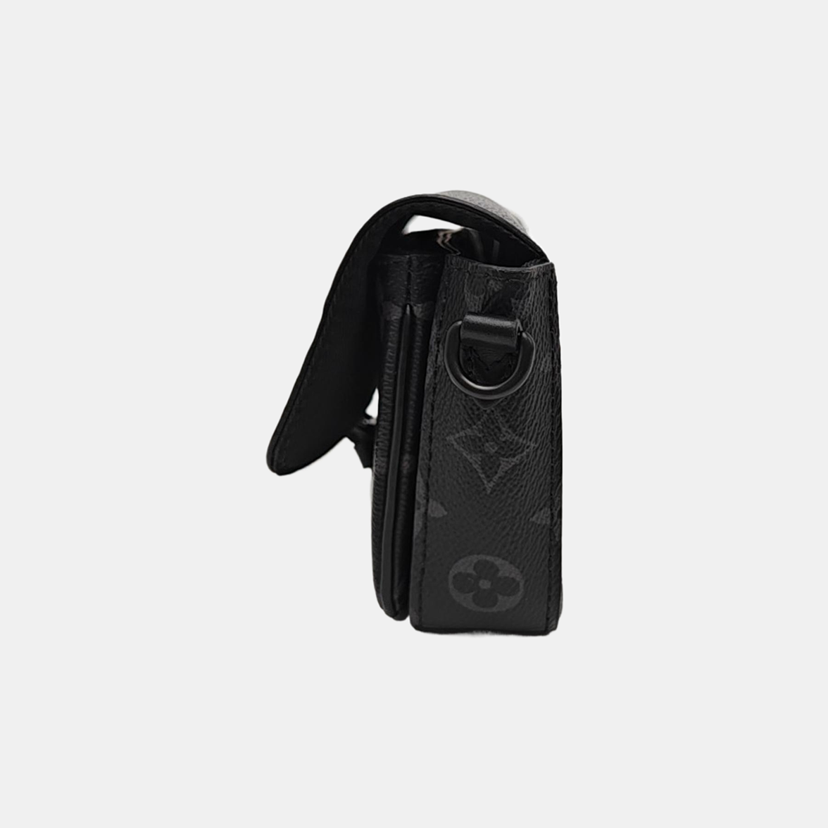 MONTSOURIS Mini Monogram Coated Canvas Black