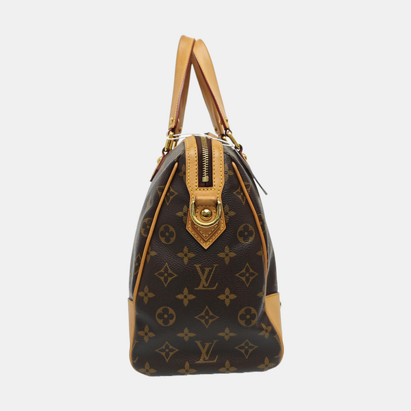 RETIRO NM Monogram Coated Canvas Brown