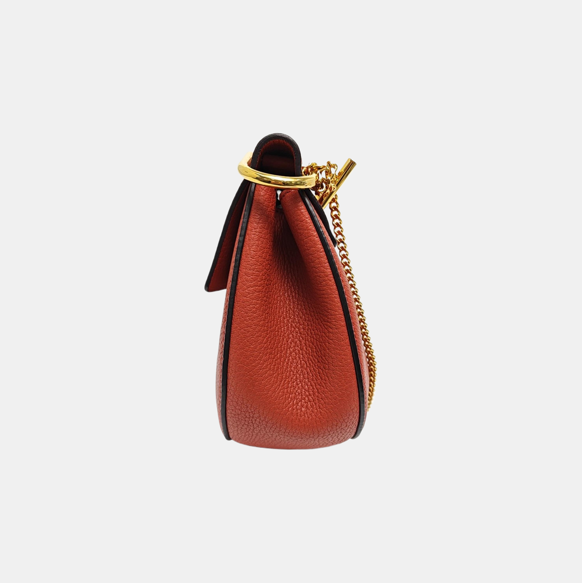 Drew Medium Calfskin Red