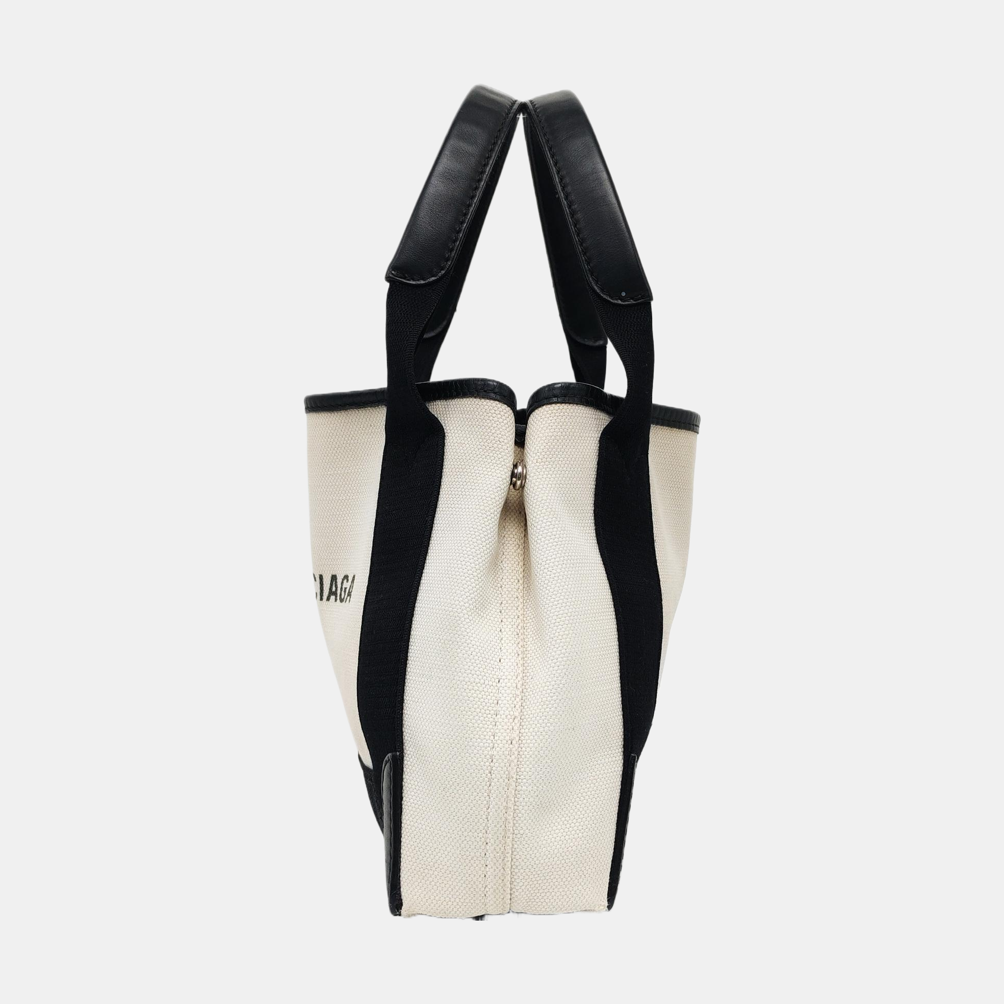 Navy Mini Canvas White