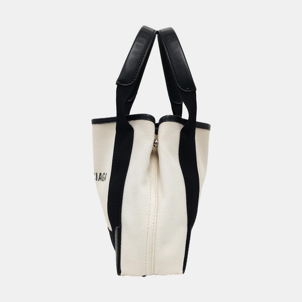 Navy Mini Canvas White