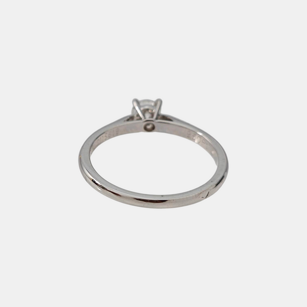 SOLITAIRE 1895 Platinum 950 Silver Ring EU 49