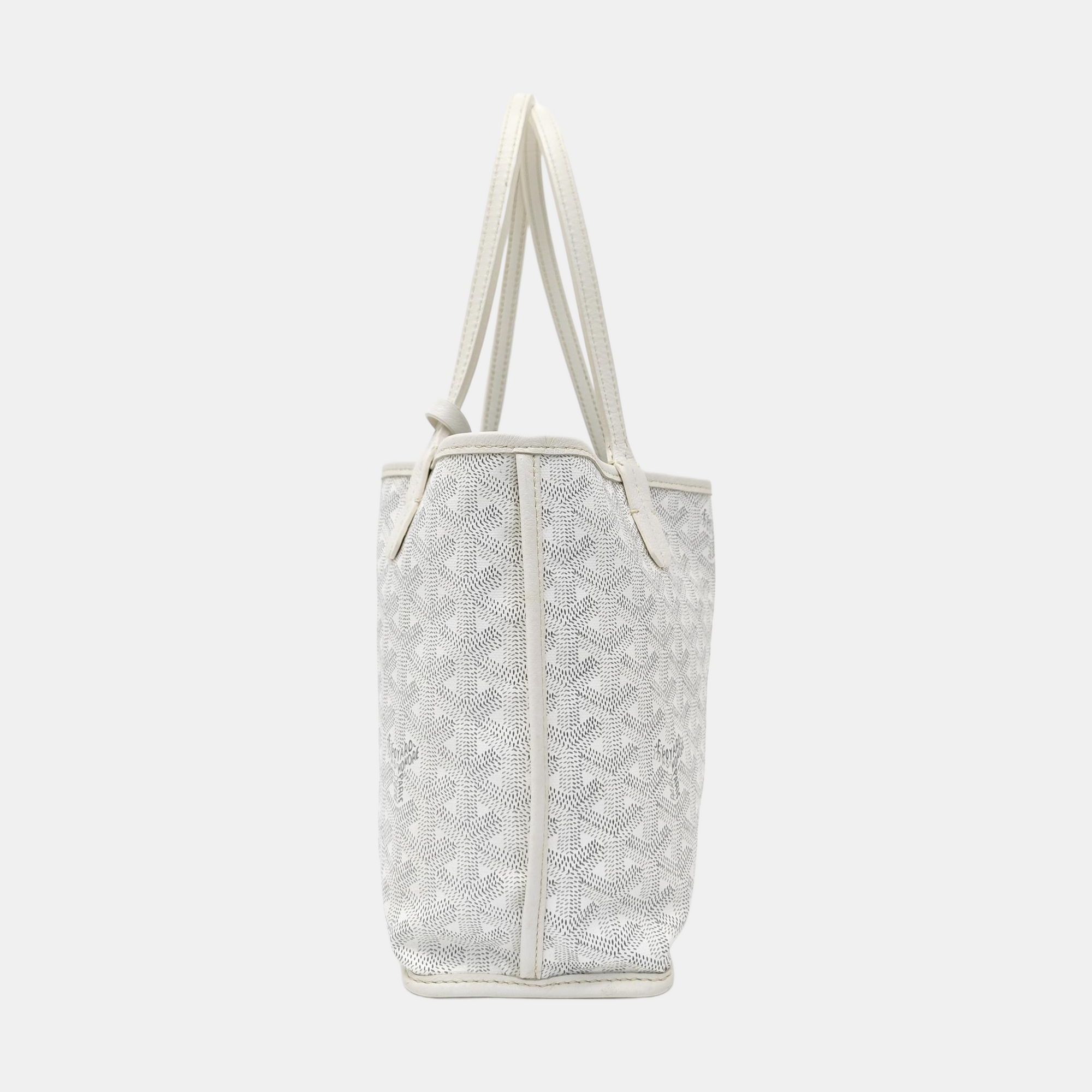 Anjou Mini Coated Canvas White