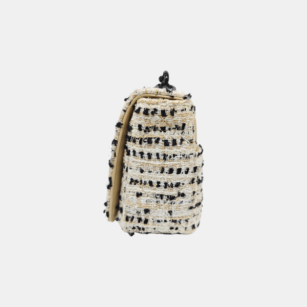 Dior Caro Small Cannage Wool White