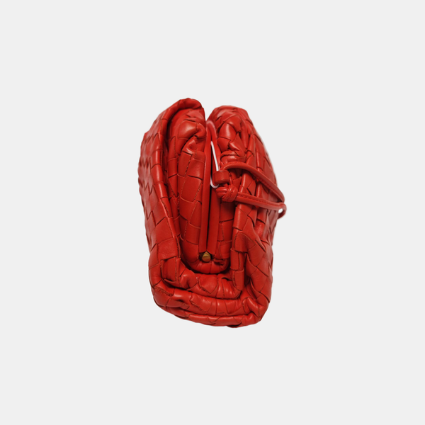 The Pouch Mini Lambskin Orange