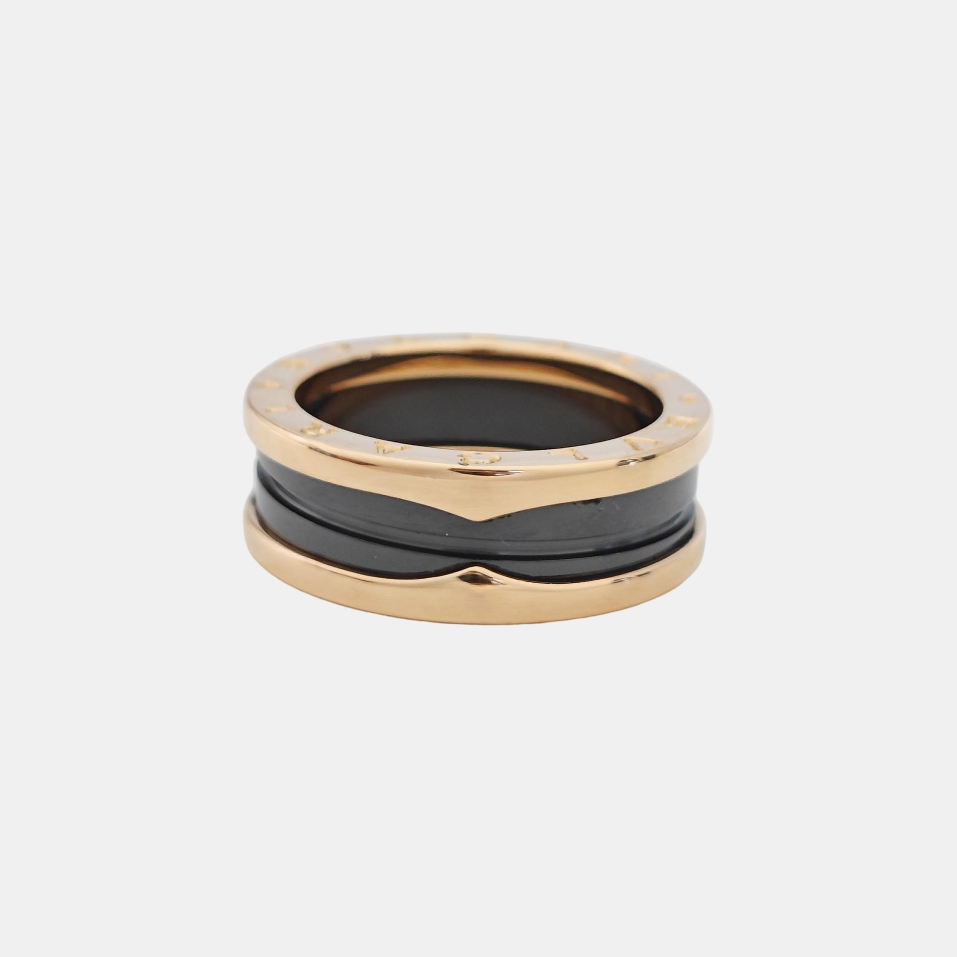 B.ZERO1 18k Rose Gold Ring EU 59