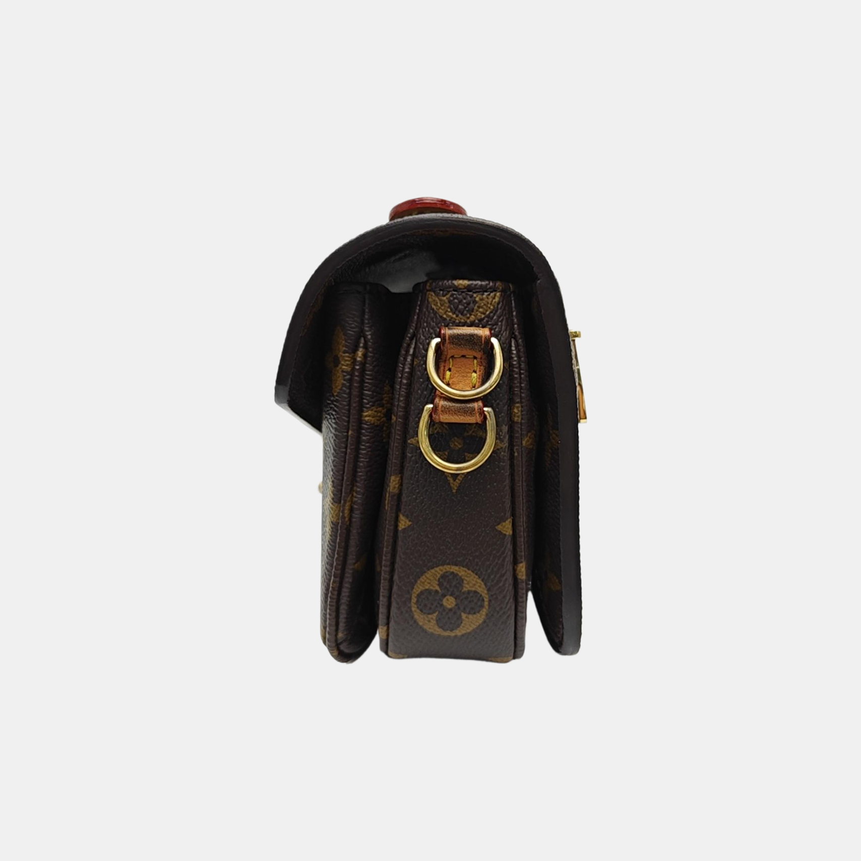 MÉTIS EAST WEST Monogram Coated Canvas Brown