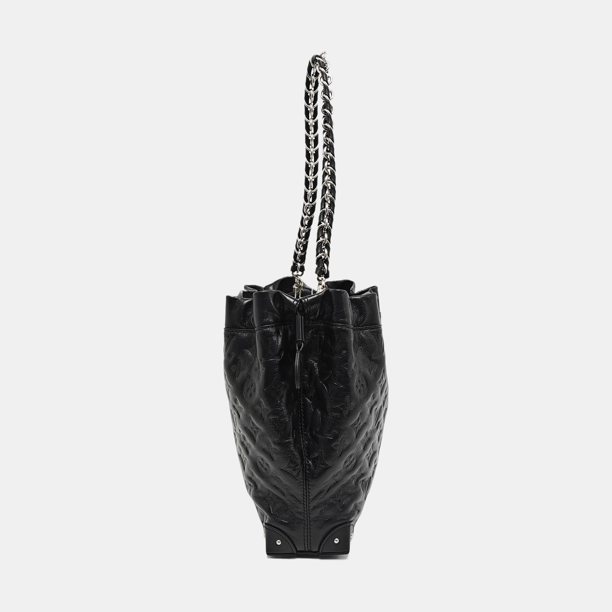 NOÉ TRUNK PM Monogram Lambskin Black
