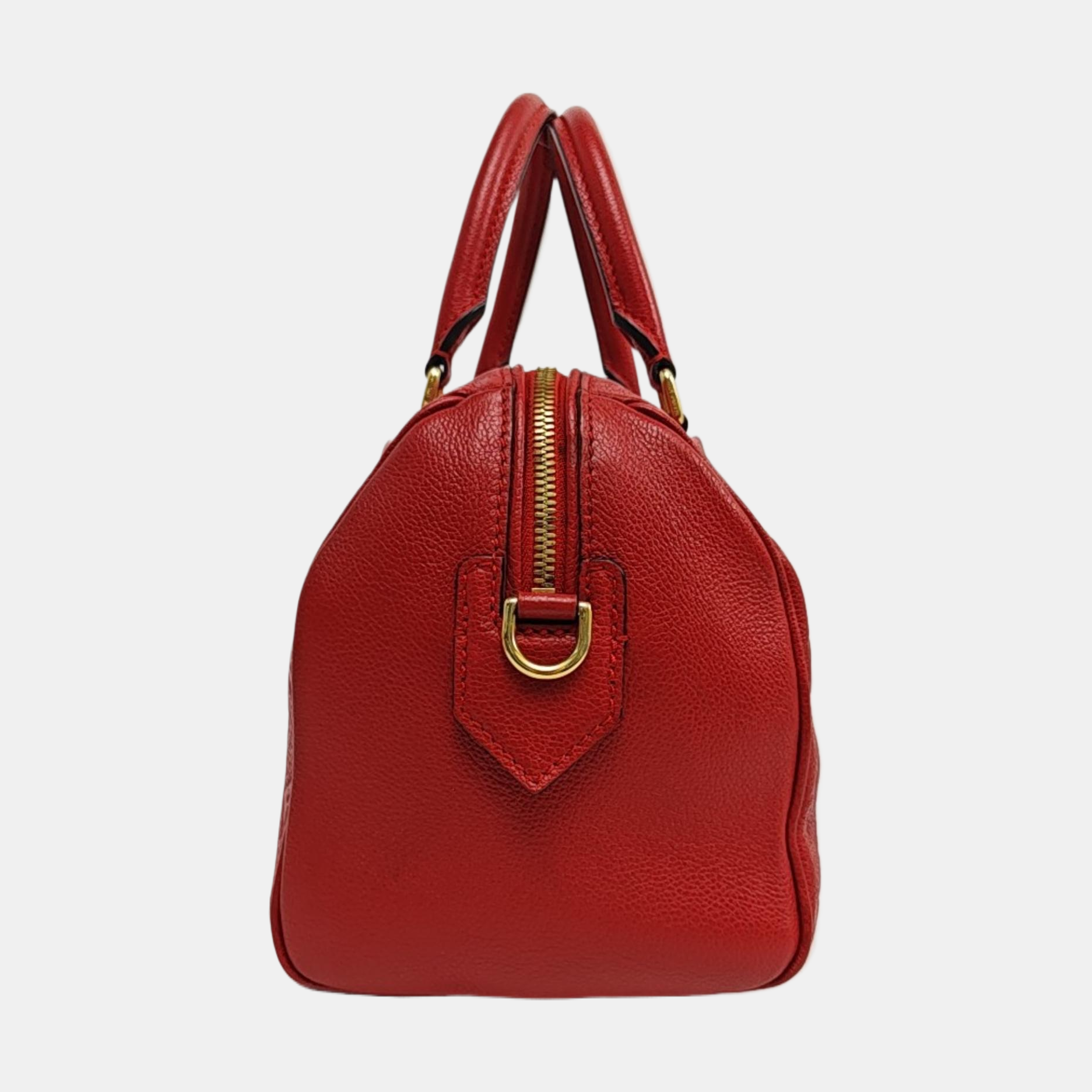 Authenticated pre-owned  SPEEDY 25 Monogram Calfskin Red - Shoulder Bag at Looply