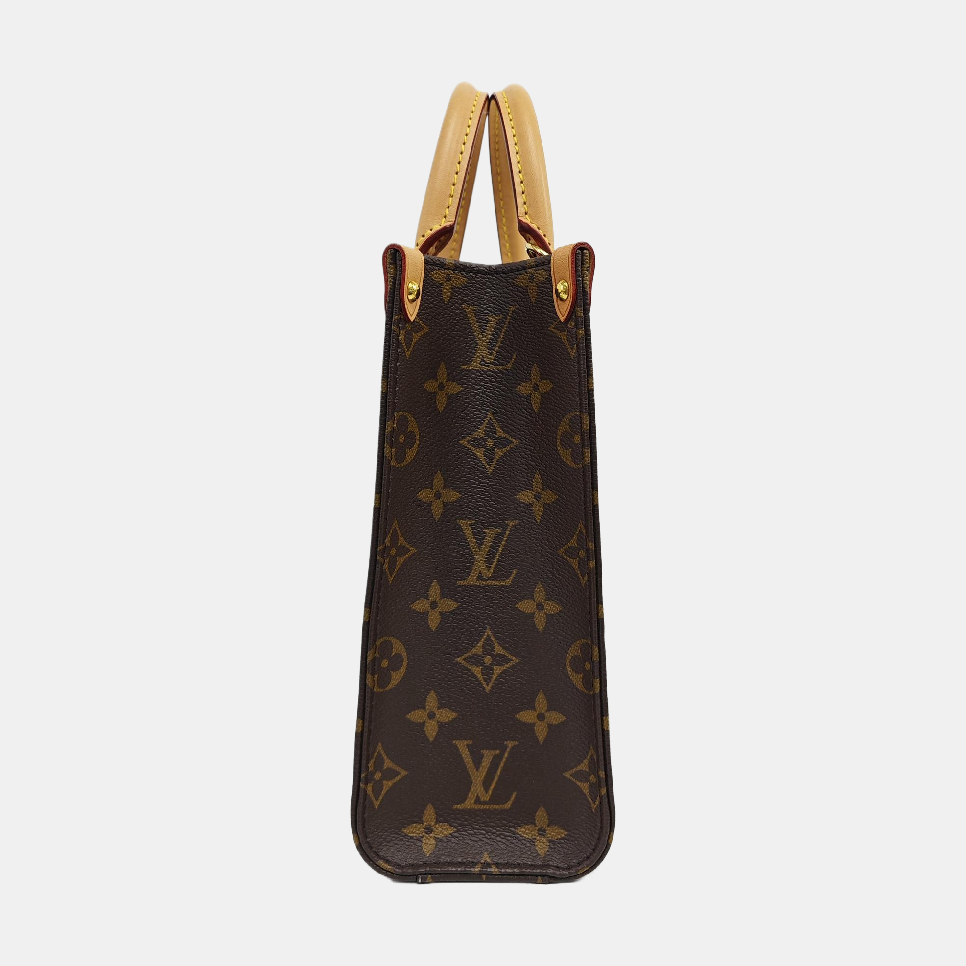 SAC PLAT BB Monogram Coated Canvas Brown