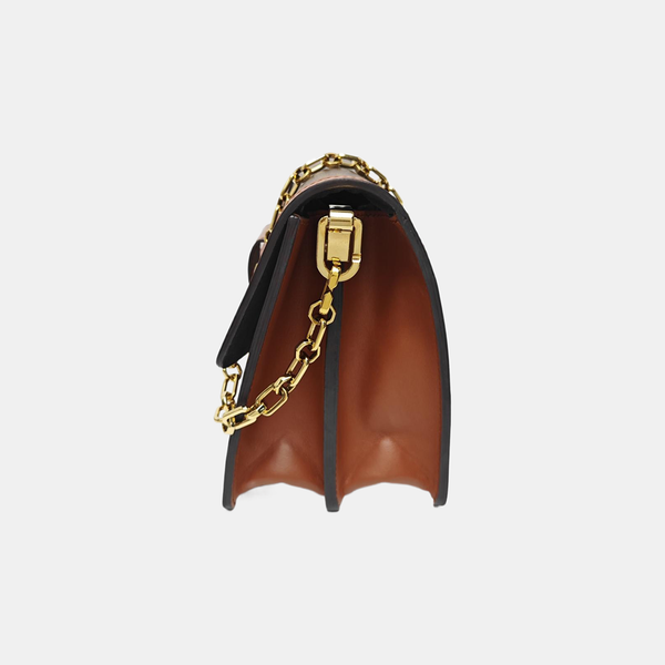 DAUPHINE MM Monogram Coated Canvas Brown